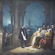 Picture Of Galileo Galilei Displaying His Telescope To Leonardo Donato